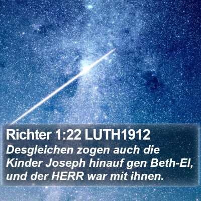 Richter 1:22 LUTH1912 Bible Verse Image
