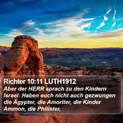 Richter 10:11 LUTH1912 Bible Verse Image