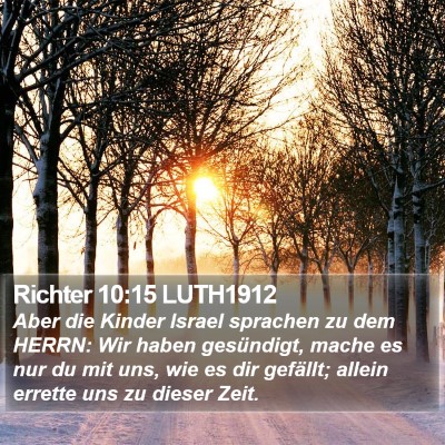 Richter 10:15 LUTH1912 Bible Verse Image