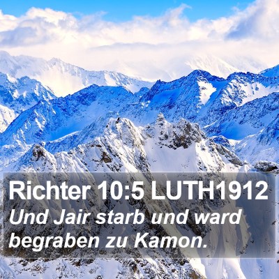 Richter 10:5 LUTH1912 Bible Verse Image