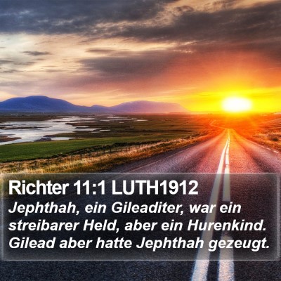 Richter 11:1 LUTH1912 Bible Verse Image