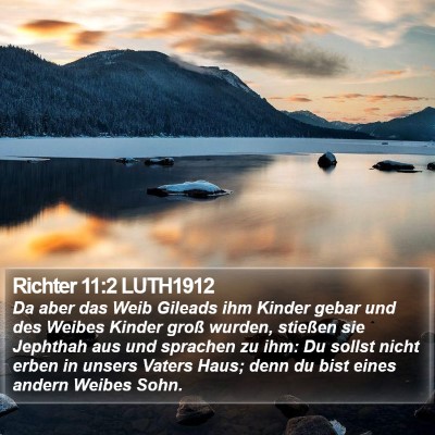 Richter 11:2 LUTH1912 Bible Verse Image