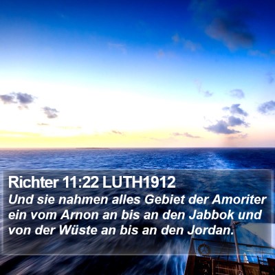 Richter 11:22 LUTH1912 Bible Verse Image