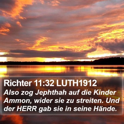 Richter 11:32 LUTH1912 Bible Verse Image
