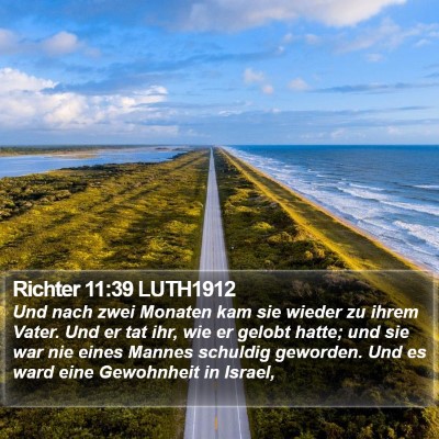 Richter 11:39 LUTH1912 Bible Verse Image
