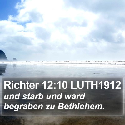 Richter 12:10 LUTH1912 Bible Verse Image
