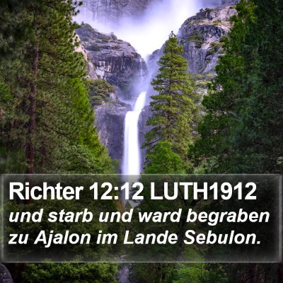 Richter 12:12 LUTH1912 Bible Verse Image