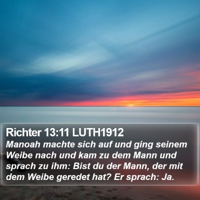 Richter 13:11 LUTH1912 Bible Verse Image