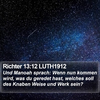 Richter 13:12 LUTH1912 Bible Verse Image