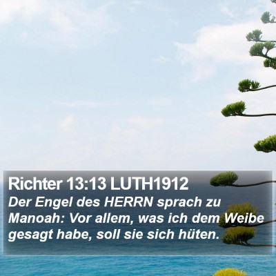 Richter 13:13 LUTH1912 Bible Verse Image