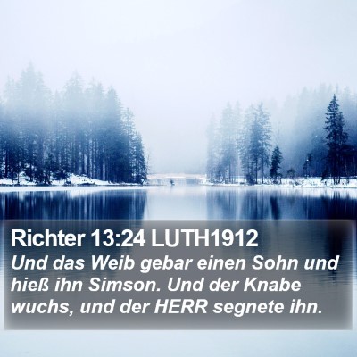 Richter 13:24 LUTH1912 Bible Verse Image
