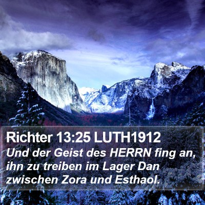 Richter 13:25 LUTH1912 Bible Verse Image