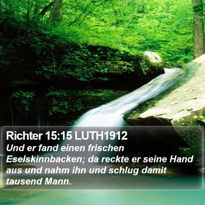 Richter 15:15 LUTH1912 Bible Verse Image