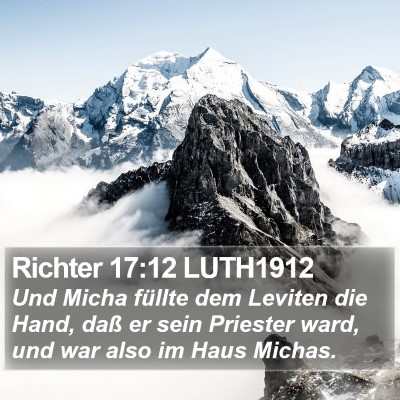 Richter 17:12 LUTH1912 Bible Verse Image