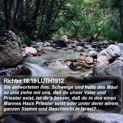 Richter 18:19 LUTH1912 Bible Verse Image