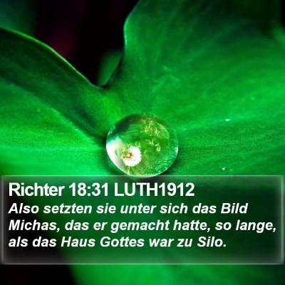 Richter 18:31 LUTH1912 Bible Verse Image