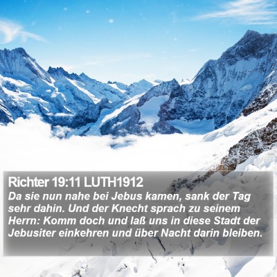 Richter 19:11 LUTH1912 Bible Verse Image