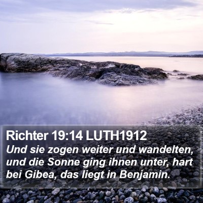 Richter 19:14 LUTH1912 Bible Verse Image