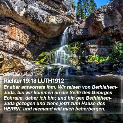 Richter 19:18 LUTH1912 Bible Verse Image