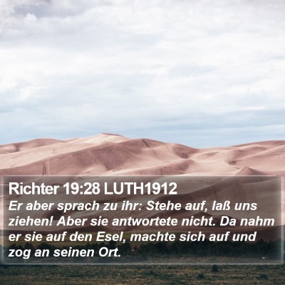 Richter 19:28 LUTH1912 Bible Verse Image