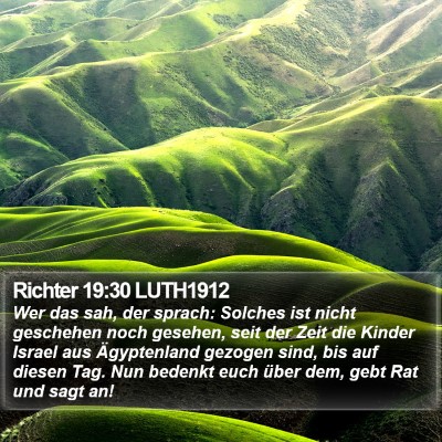Richter 19:30 LUTH1912 Bible Verse Image