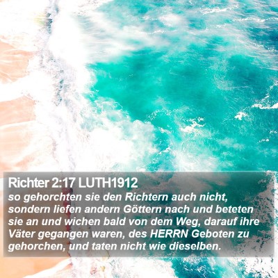 Richter 2:17 LUTH1912 Bible Verse Image