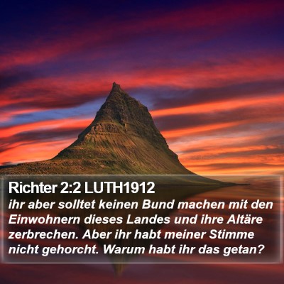 Richter 2:2 LUTH1912 Bible Verse Image