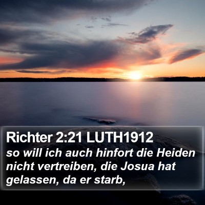 Richter 2:21 LUTH1912 Bible Verse Image