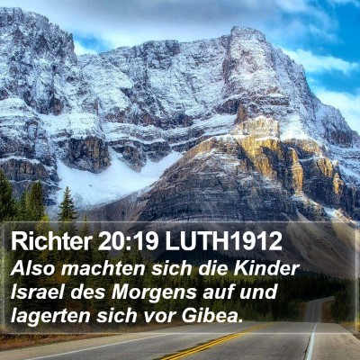 Richter 20:19 LUTH1912 Bible Verse Image