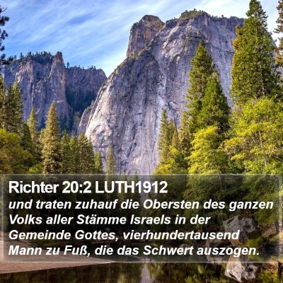 Richter 20:2 LUTH1912 Bible Verse Image