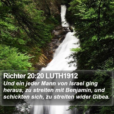 Richter 20:20 LUTH1912 Bible Verse Image