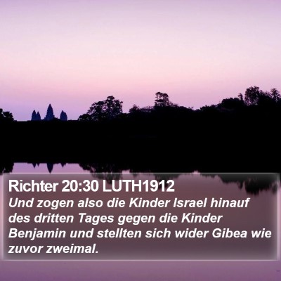 Richter 20:30 LUTH1912 Bible Verse Image