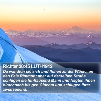 Richter 20:45 LUTH1912 Bible Verse Image