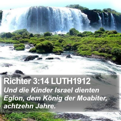 Richter 3:14 LUTH1912 Bible Verse Image