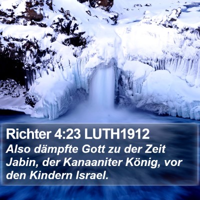 Richter 4:23 LUTH1912 Bible Verse Image