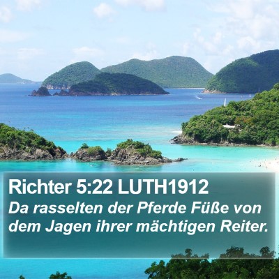 Richter 5:22 LUTH1912 Bible Verse Image