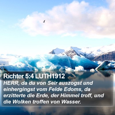 Richter 5:4 LUTH1912 Bible Verse Image