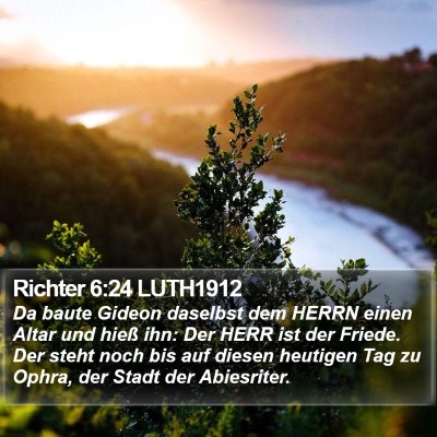 Richter 6:24 LUTH1912 Bible Verse Image