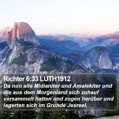 Richter 6:33 LUTH1912 Bible Verse Image