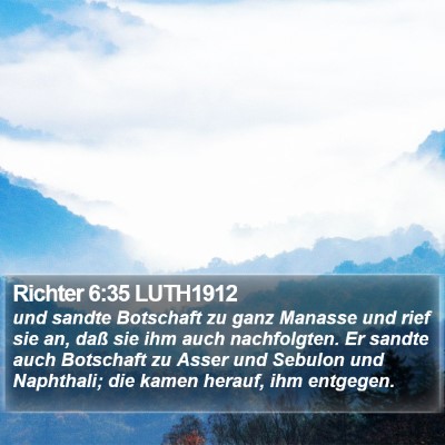 Richter 6:35 LUTH1912 Bible Verse Image