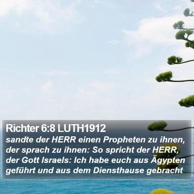 Richter 6:8 LUTH1912 Bible Verse Image