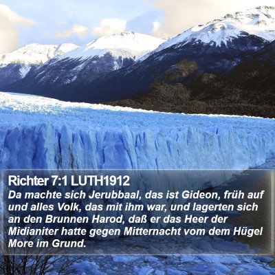 Richter 7:1 LUTH1912 Bible Verse Image