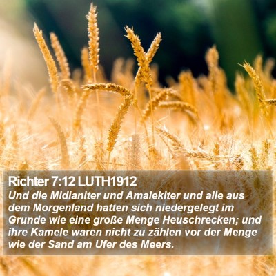 Richter 7:12 LUTH1912 Bible Verse Image