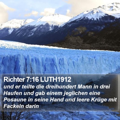Richter 7:16 LUTH1912 Bible Verse Image