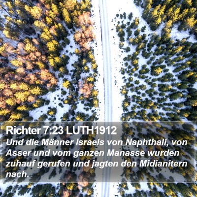 Richter 7:23 LUTH1912 Bible Verse Image