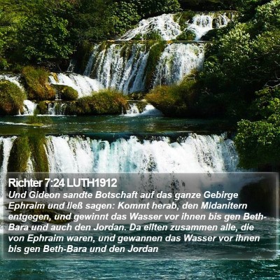 Richter 7:24 LUTH1912 Bible Verse Image