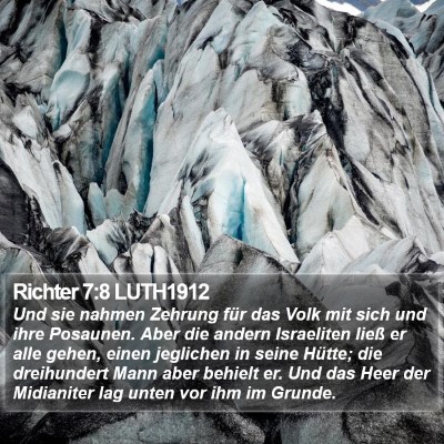Richter 7:8 LUTH1912 Bible Verse Image