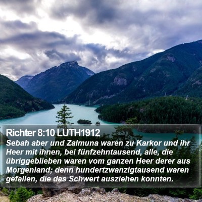 Richter 8:10 LUTH1912 Bible Verse Image