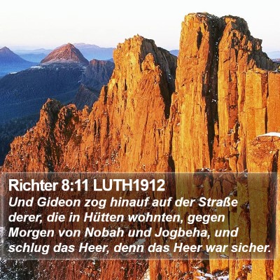 Richter 8:11 LUTH1912 Bible Verse Image