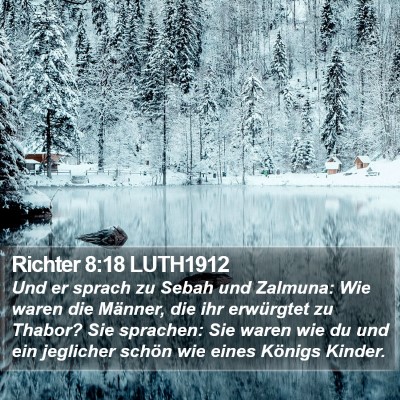 Richter 8:18 LUTH1912 Bible Verse Image